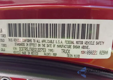 2014 Ram 2500 Big Horn из США, поврежденный, VIN 3C6TR5JT6EG122753